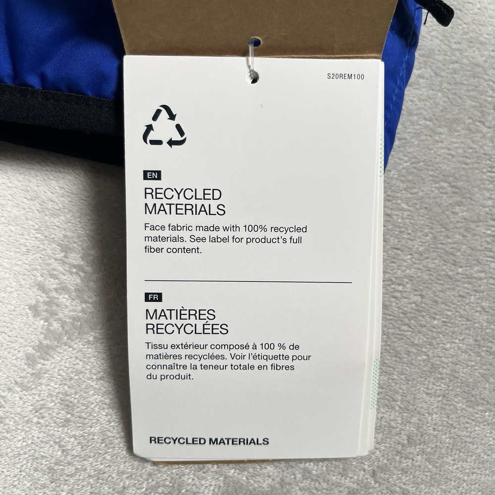 NWT The North Face Boys Reversible Shasta Full Zip Youth Jacket TNF Blue M 10 - Picture 3 of 11